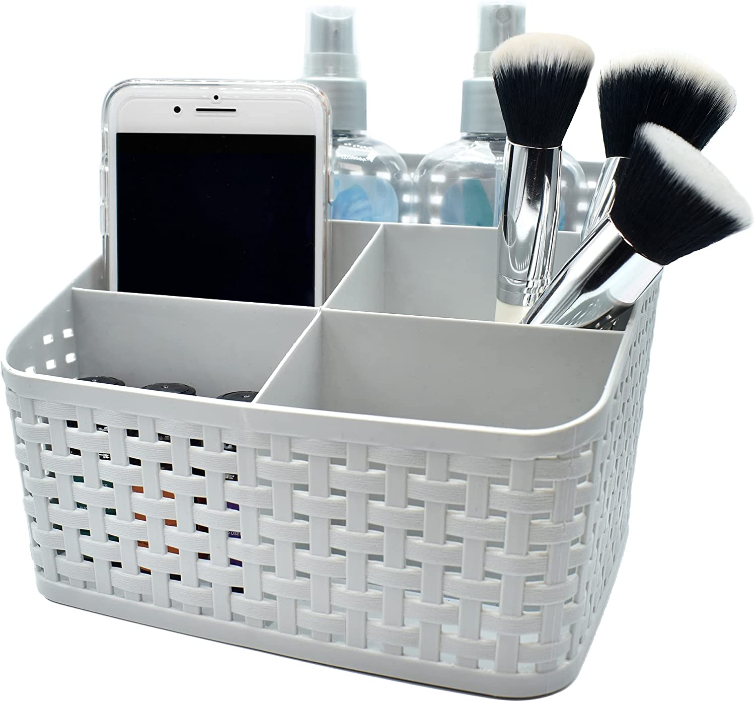 Cosmetic Basket Grey 1 Pack Main Image