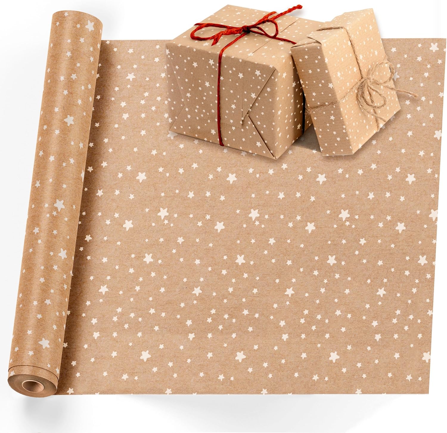 String For Wrapping Paper Kraft Wrapping Paper - Premium Gift Wrapping Paper with Strings - Brow ...