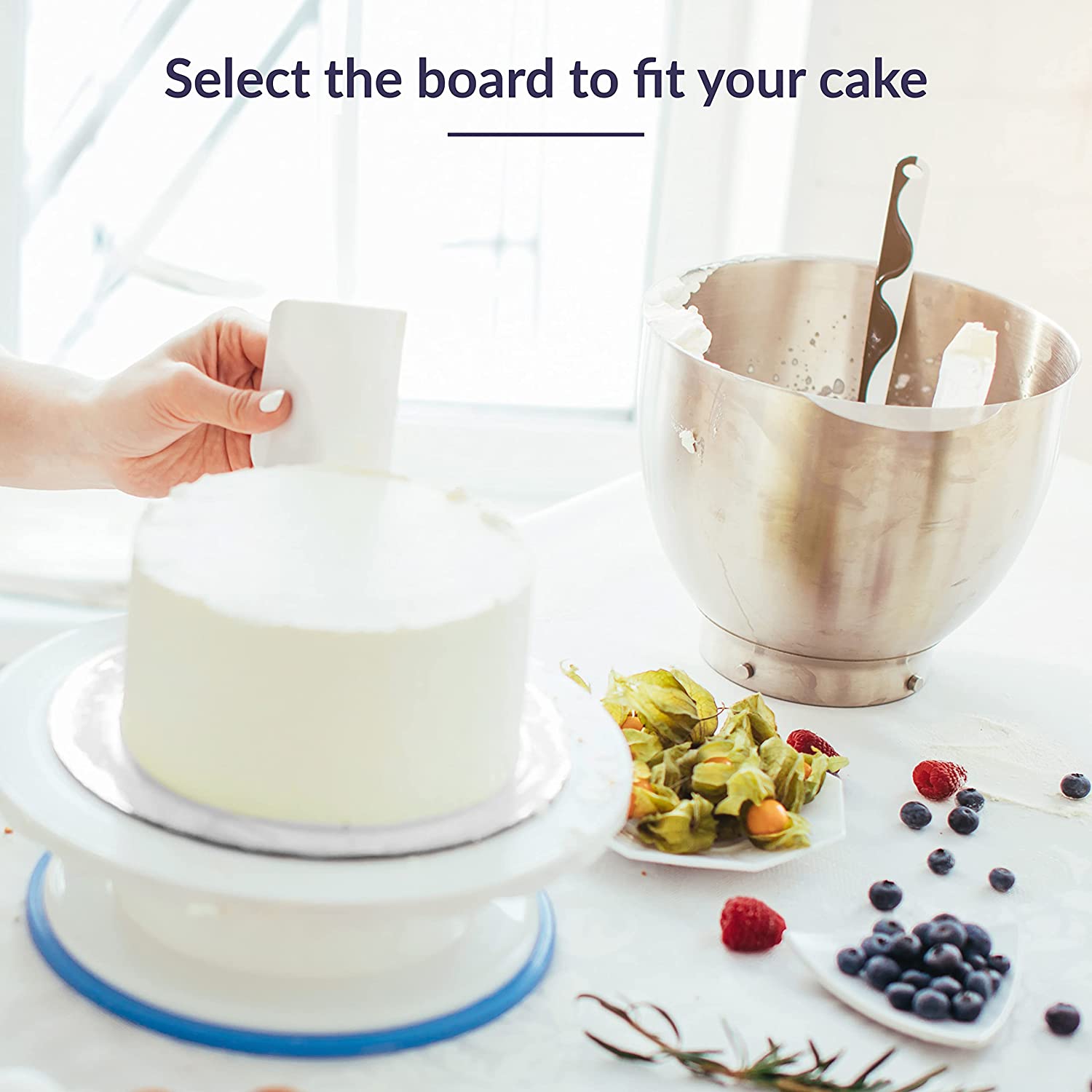 Cake Board with Cake