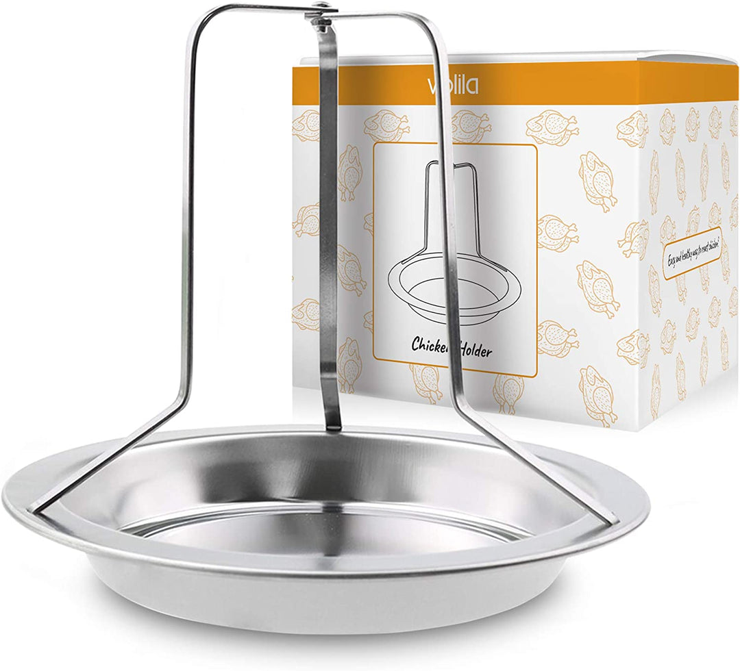 Folding BBQ Chicken Roaster with Pan – volila