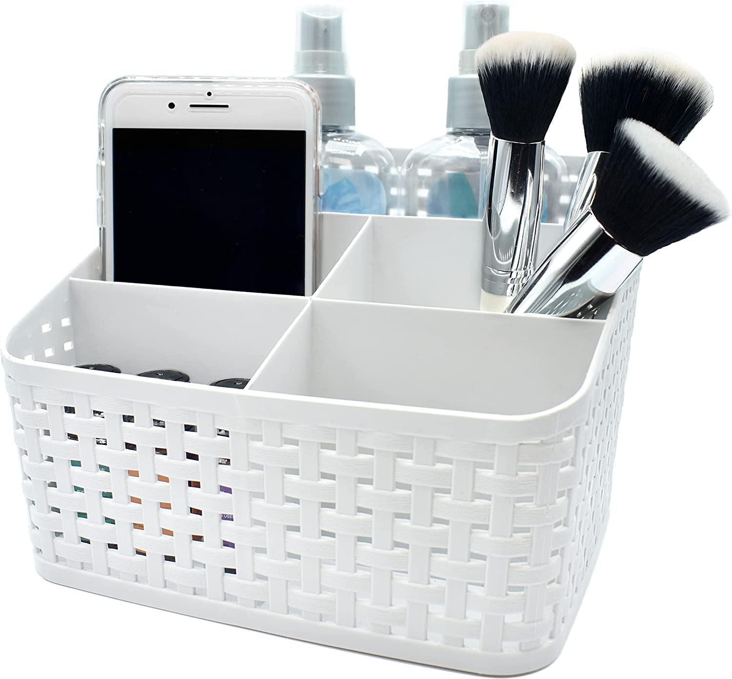 Cosmetic Basket White 1 Pack Main Image