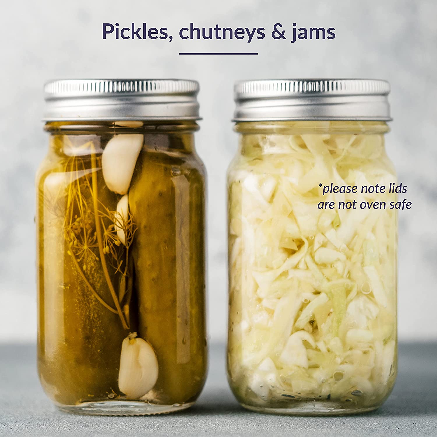 Mason Jar with Pickles