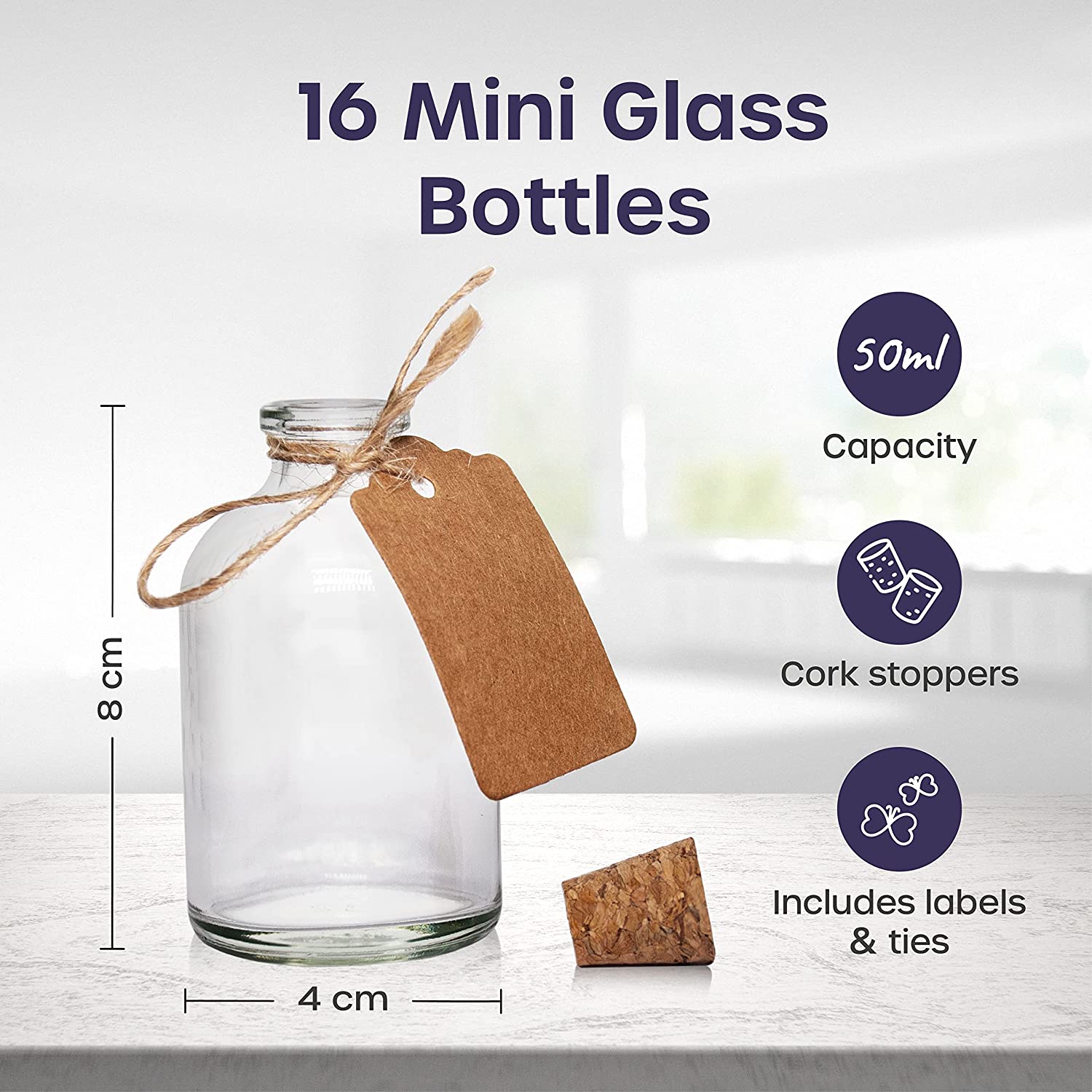 Mini Glass bottles Product Features