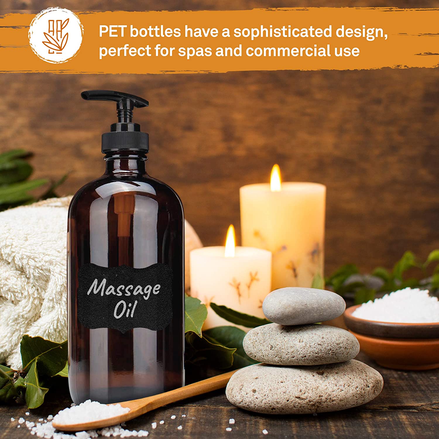 Soap Bottle Massage Background